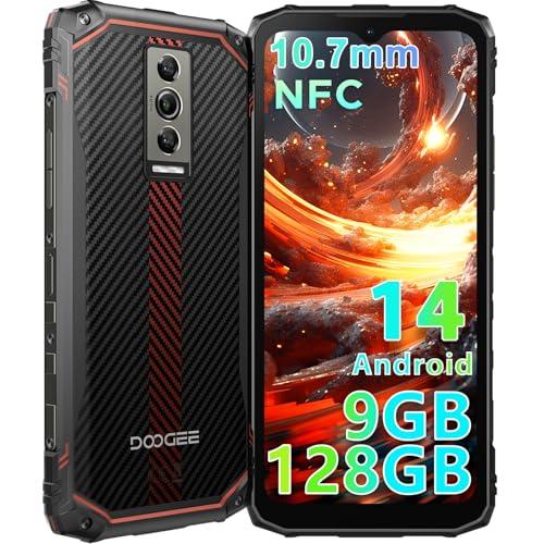 25% DESCUENTO DOOGEE Blade 10 Movil Irrompible Android 14, 9GB RAM+128GB ROM (TF 2TB) 6,56″ FHD+90Hz Teléfono Móvil Resistente 2025 5150mAh, Octa Core, 16MP+8MP Cámara, Widevine L1/IP68IP69K/GPS/NFC/OTG/Face ID
