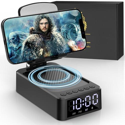ZOOI Regalos para Hombre, Regalo Dia del Padre, Altavoz Bluetooth con Soporte para Teléfono, Dia del Padre Regalos, Regalos Originales para Hombre, Gadgets Tecnologicos, Regalo Cumpleaños Hombre