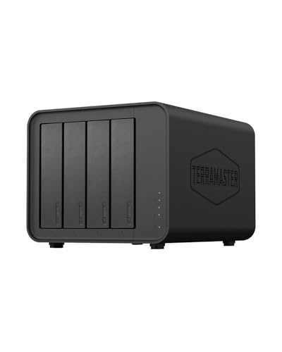 TERRAMASTER F4 424 Pro NAS Almacenamiento   4 Bahías, CPU Core i3 N305 8 Núcleos y 8 Hilos, 16GB RAM DDR5, Puerto 2.5GbE x 2, Almacenamiento Conectado a la Red de Máximo Rendimiento para Empresas