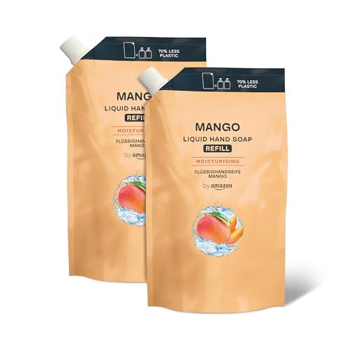 67% DESCUENTO by Amazon Recambio de Jabón para manos, Mango, 2 x 1000ml