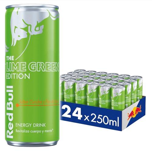 Red Bull bebida energética Lime Green Edition, 24×250 ml