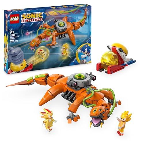 26% DESCUENTO LEGO Sonic The Hedgehog Super Shadow vs. Biolizard, Minifiguras de Personajes del Videojuego Inc. Super Sonic, Esfera de Velocidad, Chaos Emerald, Regalo Gamer para Niños y Niñas de 9 Años o Más77003