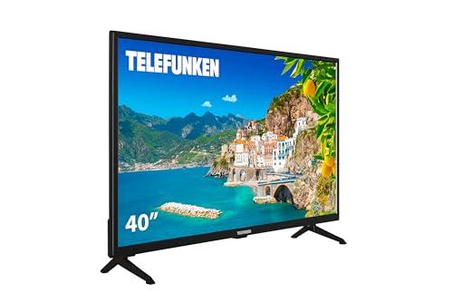 29% DESCUENTO Telefunken 40DTF725 TV 40 Pulgadas Resolución Full HD 1920 x 1080, Diseño sin Marcos, DVBT2/S2/C