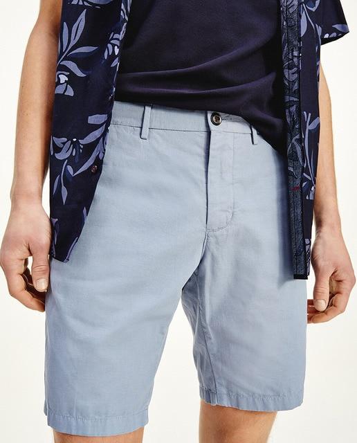 Bermuda de hombre con estructura azul índigo – Primeriti