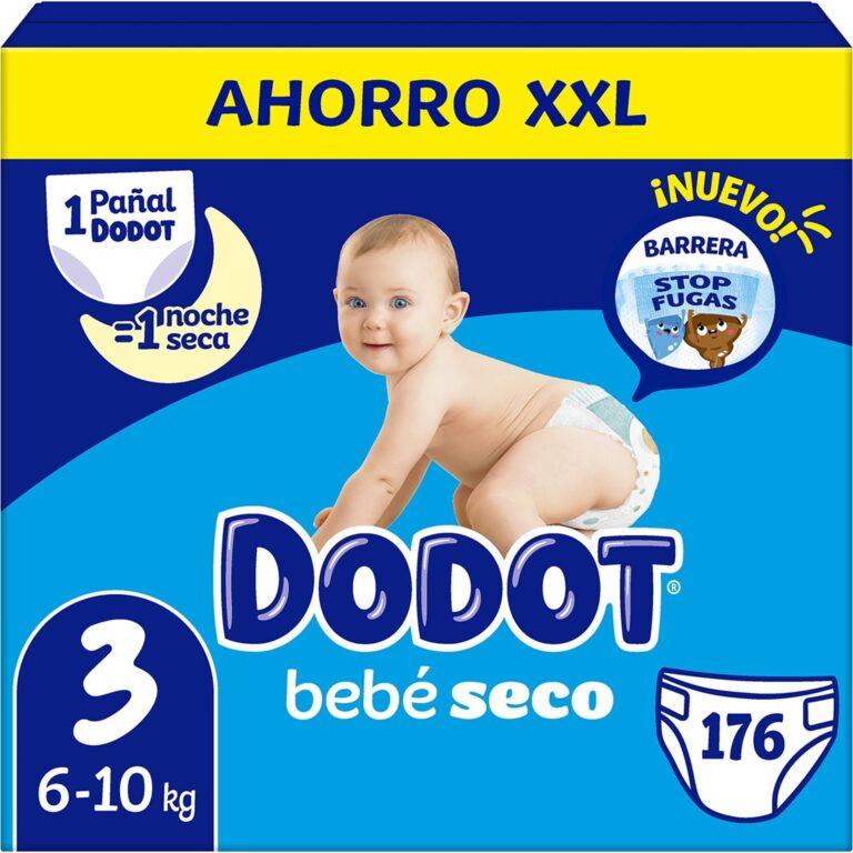 Dodot Bebé Seco Pack Ahorro, Tallas 3 a 6. Pañales Bebé con Triple Sistema de Protección Antifugas, Nº 1 Ultra Seco, Triple Capa Absorbente, Piel de tu Bebé Seca hasta 12h. | Miravia