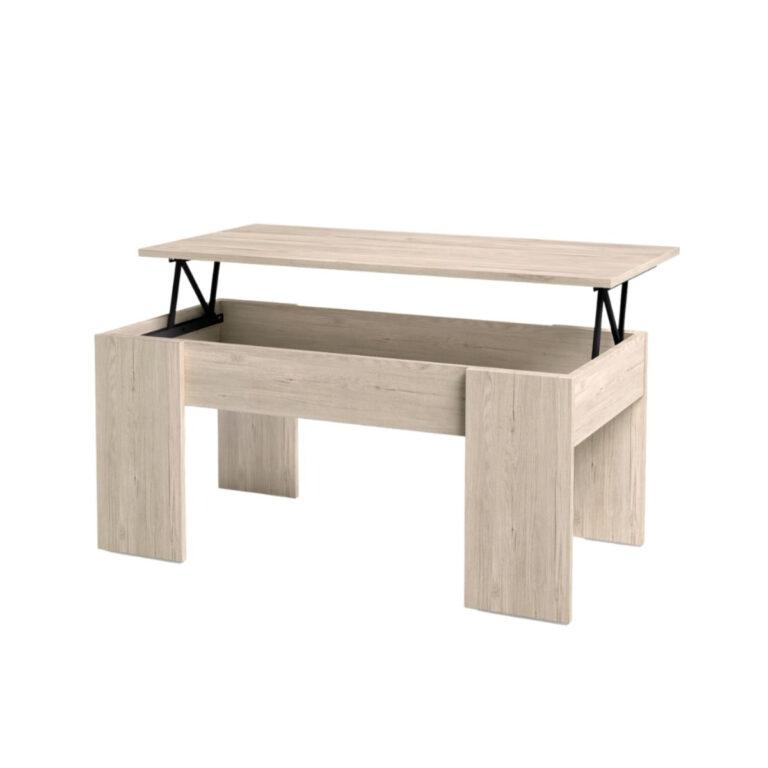 Mesa de Centro Gala Low Elevable 45x100x50 cm – Minimalista, Multifuncional y Resistente | Miravia