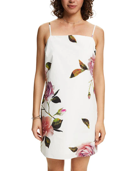Vestido corto tirantes estampado floral · Esprit Collection · El Corte Inglés