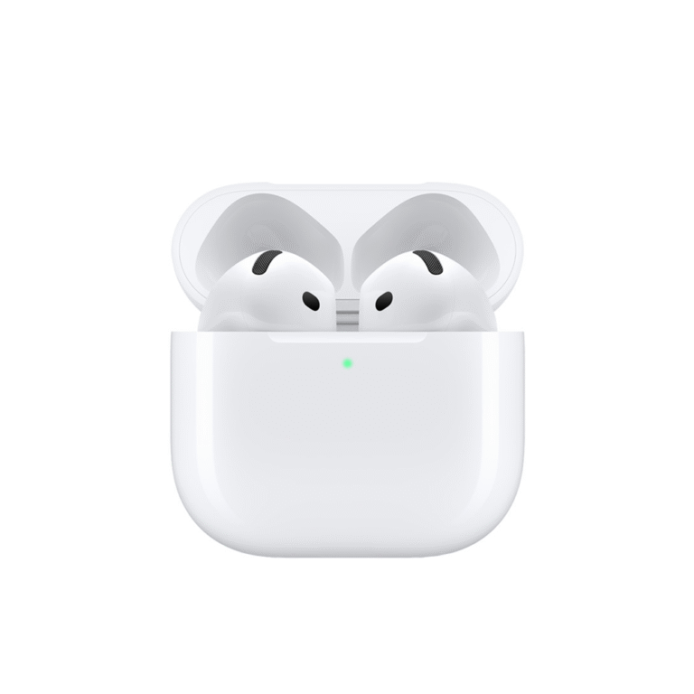 Apple AirPods 4 Auriculares inalámbricos, con / sin Cancelación Activa de Ruido, Bluetooth 5.3, Audio espacial personalizado, Chip H2, Hasta 30 horas de reproducción usando el estuche, Resistencia al polvo, el agua y el sudor | Miravia