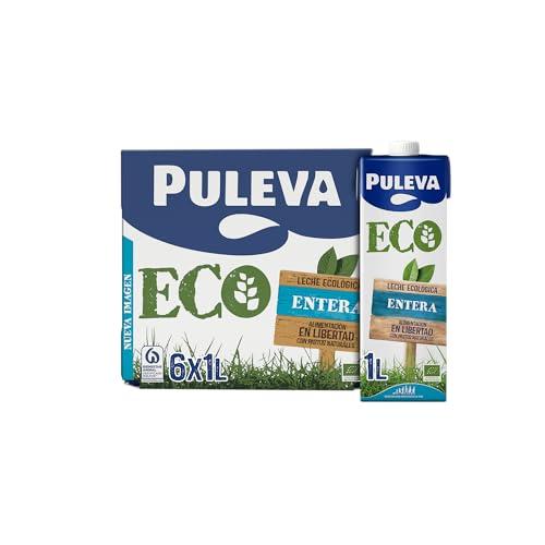 35% DESCUENTO Leche ecológica Puleva ECO Entera brik 1L – Caja 6 litros