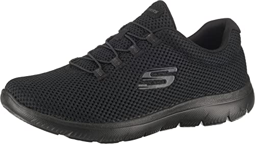 46% DESCUENTO Skechers Summits Lite, Zapatillas Mujer, Black Mesh Black Trim, 40 EU