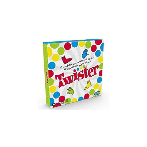 42% DESCUENTO Hasbro Gaming Twister, Juegos de Habilidad, Fiestas con Amigos y Diversión en Familia, Regalo de Semana Santa para Niños y Niñas de 6 años o más, Mejora la Motricidad y Coordinación