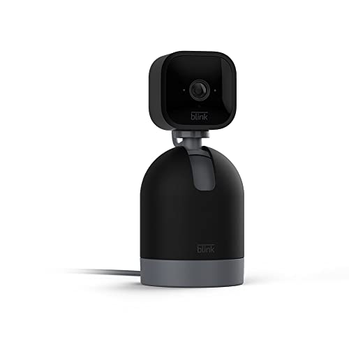 40% DESCUENTO Blink Mini Pan Tilt Cámara | Cámara de seguridad inteligente orientable, interior, con enchufe, audio bidireccional, vídeo HD y detección de movimiento, compatible con Alexa (negra)
