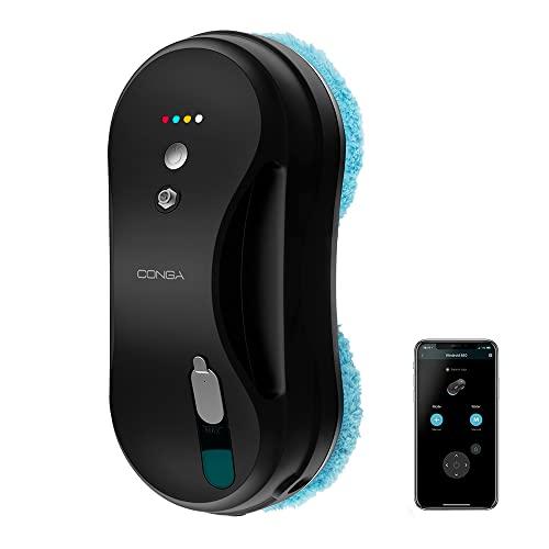 OFERTÓN SUPREMO 76% DESCUENTO Cecotec Robot Limpiacristales Conga Windroid 880 SprayWater Connected T. 85 W, 3 en 1: Pulveriza, Limpia y Seca, Control App, Incorporación de Spray líquido, 4 Programas, 12 Paños, 05871