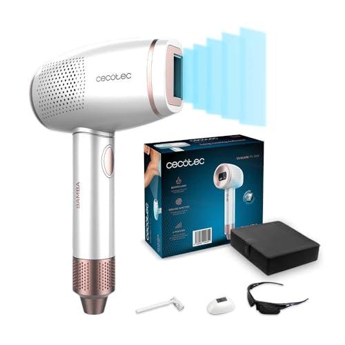 47% DESCUENTO Cecotec Depiladora de Luz Pulsada Bamba SkinCare IPL Gun, Mujer y Hombre, Cuerpo, axilas y rostro, Lámpara de cuarzo, 500 mil Pulsos, Cooling Function, Pantalla LCD, 2 modos de disparo.