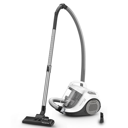 36% DESCUENTO Rowenta Swift Power Cyclonic Classic – Aspiradora sin bolsa potente de 750W, tecnología ciclónica, cabezal alto rendimiento, 3 niveles filtración, 7,5m radio acción, posición parking, blanco