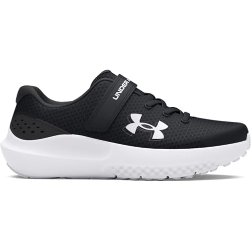 48% DESCUENTO Under Armour UA BPS Surge 4 AC Zapatillas para correr, ligeras deportivas para niño, color negro/gris antracita/blanco
