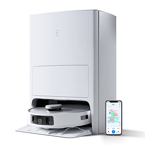 OFERTÓN SUPREMO 86% DESCUENTO ECOVACS DEEBOT T20 OMNI Robot aspirador y fregasuelos, 6000Pa, lavado con mopa giratoria con agua caliente, función de elevación y autosecado de fregonas, autovaciado, detección de obstáculos 3D