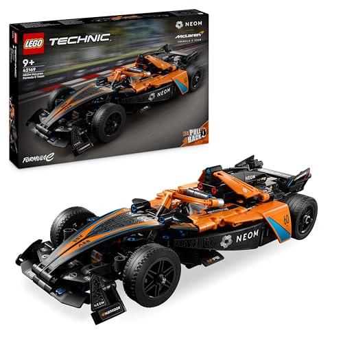 34% DESCUENTO LEGO Technic NEOM McLaren Formula E Race Car Maqueta de Coche de Carreras de Juguete, Vehículo de Construcción Coleccionable, Regalo para Niños y Niñas de 9 Años o Más, Decoración Estantería 42169