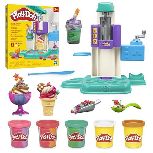 44% DESCUENTO Hasbro Play Doh Heladería Multicolor, Juego de Comida, 5 Botes de Plastilina de Colores, Manualidades de Pascua para Niños y Niñas a Partir de 3 Años, Juguete Creativo, Moldes de Helado