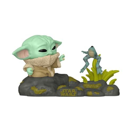 28% DESCUENTO Funko Pop! Deluxe: The Mandalorian – DIN Grogu (The Child, Baby Yoda) with Frog Figura de Vinilo Coleccionable Idea de Regalo Mercancia Oficial Juguetes para Niños y Adultos TV Fans