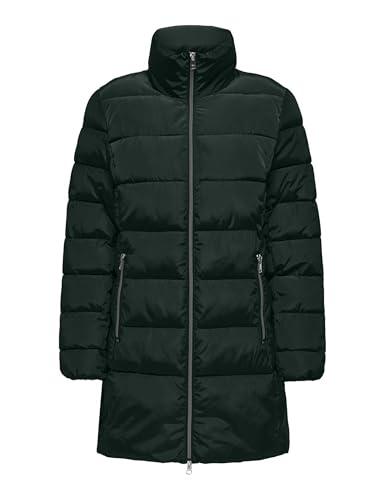 ONLY Onlnewlina Puffer Zip Coat Otw Kta Chaqueta Acolchada, Verde, M para Mujer