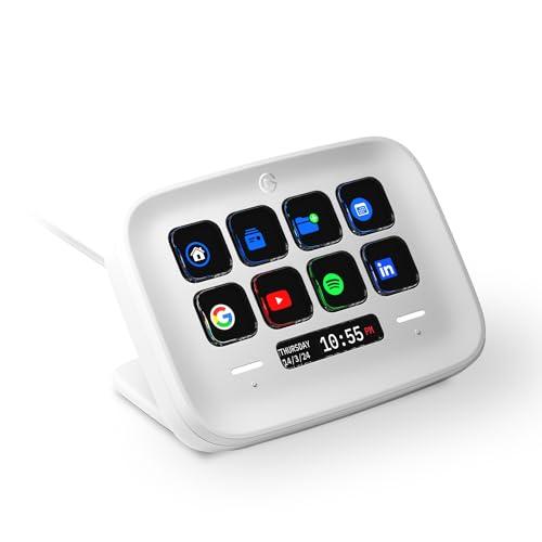 40% DESCUENTO Elgato Stream Deck Neo – 8 teclas personalizables, 2 Touch Points, vuela por tus tareas y procesos Controla Word, Excel, PowerPoint, Teams, Zoom, Spotify, etc. Configuración sencilla Para Mac y PC