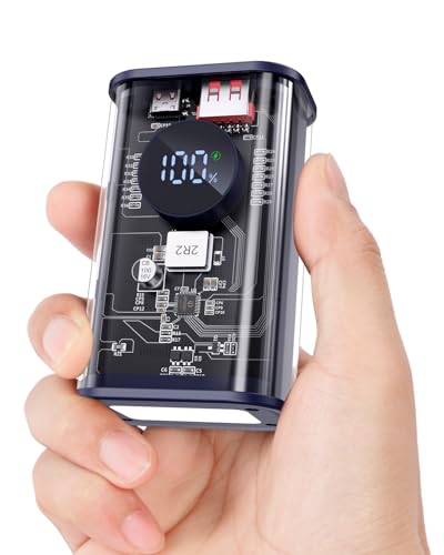 Cargador portátil, PD 22,5 W Ultra Slim & Compacto Power Bank 10000 mAh, Powerbank Cargador Batería Portátil Carga Rápida con Puerto USB C para iPhone14, iPhone13, iPhone11, Samsung, Xiaomi, Huawei
