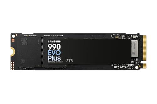 SAMSUNG 990 EVO Plus 2TB hasta 7,250 MB/s PCIe 4.0 x4/ 5.0 x2 NVMe M.2(2280) Disco Duro Interno (SSD) (MZ V9S2T0BW)
