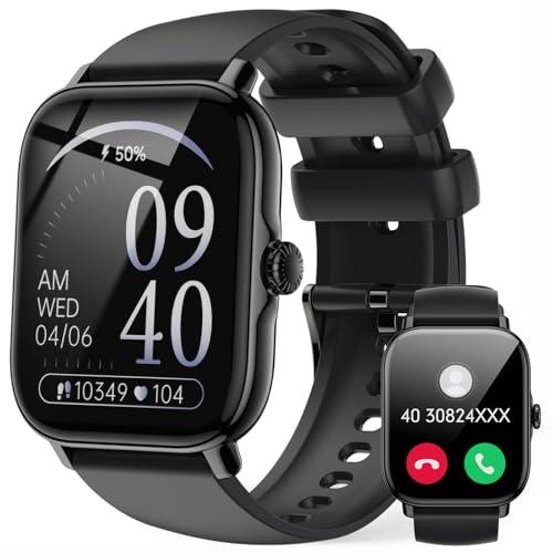 Reloj Inteligente Hombre con Llamada Bluetooth   1.85″ Smartwatch con Podómetro,Ritmo Cardíaco,Sueño,SpO2 Monitor,111+ Modos Deportivos,Relojes para iOS Android