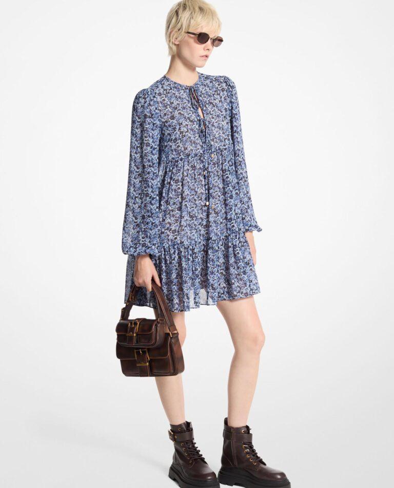 Vestido corto de manga larga · Michael Michael Kors · El Corte Inglés