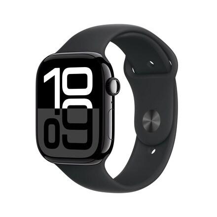 Apple Watch Series 10 GPS + Cellular 46mm Aluminio Negro Azabache con correa Deportiva Negra S/M (Reacondicionado Grado A) · Apple · El Corte Inglés