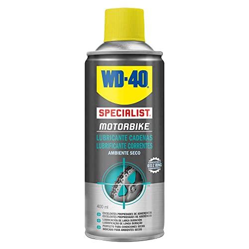 49% DESCUENTO WD 40 34785 Specialist Motorbike, Lubricante de Cadenas Ambiente Seco Spray, 400 ml