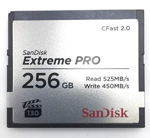 SanDisk Extreme Pro CFast 2.0 Memory Card, 256 GB
