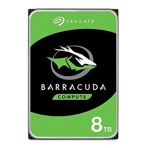 27% DESCUENTO Seagate BarraCuda 8TB, Disco Duro Interno, HDD, 3.5 Pulgadas, SATA 6 GB/s, 5400 RPM, cache de 256 MB para computador de sobremesa y PC, embalagem aberta fácil, Rescue Services (ST8000DMZ04)