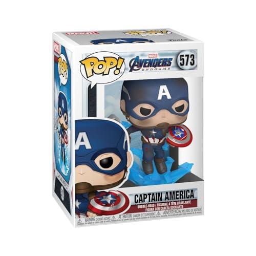 43% DESCUENTO Funko Pop! Marvel: Avengers Endgame Captain America with Broken Shield & Mjolnir Figura de Vinilo Coleccionable Idea de Regalo Mercancia Oficial Juguetes para Niños y Adultos