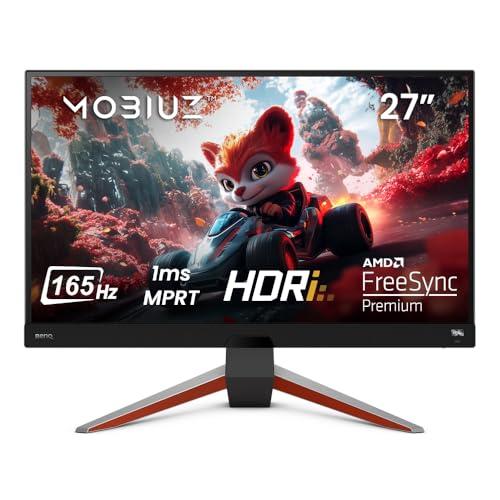 33% DESCUENTO BenQ MOBIUZ EX2710Q Monitor Gaming 27” QHD IPS, 165Hz, 1ms, HDRi, HDR400, 95% P3, Light Tuner, FreeSync Premium, Compatible 120Hz para Xbox Series X, Eye Care, Altavoces 2,5W