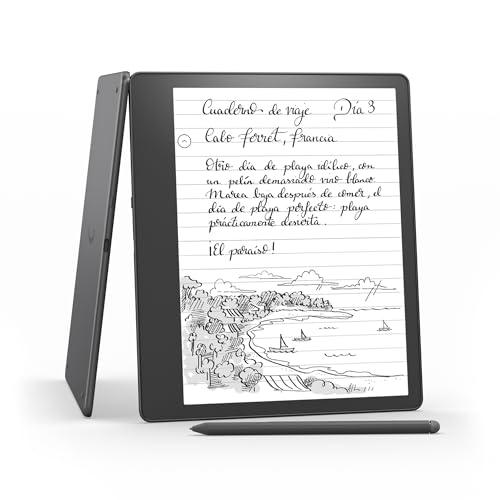 27% DESCUENTO Kindle Scribe (2022), el primer Kindle que a la vez es un cuaderno digital, todo en uno, con 16 GB de almacenamiento y una pantalla Paperwhite de 10,2″ y 300 ppp | Con el lápiz básico