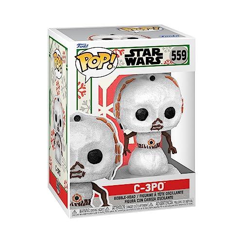 57% DESCUENTO Funko Pop! Star Wars: Holiday C 3PO Muñeco de Nieve Figura de Vinilo Coleccionable Idea de Regalo Mercancia Oficial Juguetes para Niños y Adultos Movies Fans