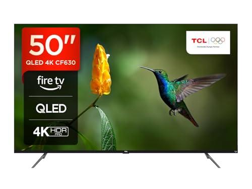 29% DESCUENTO TCL 50CF630 126cm (50 «) QLED Fire TV (4K Ultra HD, HDR 10+, Dolby Vision & Atmos, Smart TV, Game Master, 60Hz Motion clarity), Negro