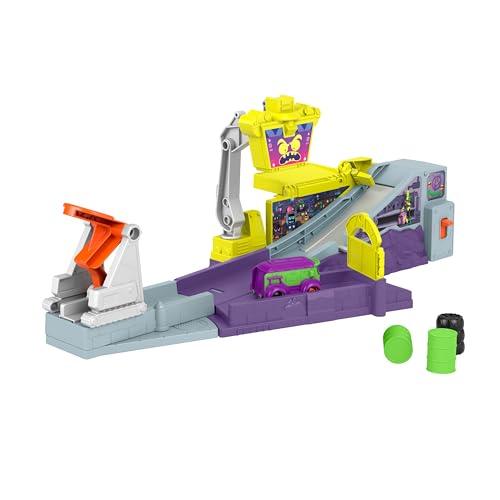 45% DESCUENTO Fisher Price Batwheels Legión de Zoom Pista para Coches de Juguete con rampa y Lanzador, Incluye a Prank, la Furgoneta del Joker, Inspirado en la Serie, +3 años (HNP07)