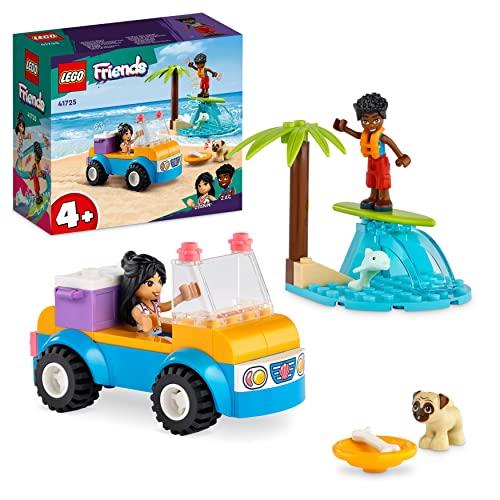 40% DESCUENTO LEGO Friends Divertido Buggy Playero, Juguete de Verano, Coche con Tabla de Surf, Mini Muñecas y Figuras de Animales, Idea de Regalo para Niñas y Niños de 4+ Años 41725
