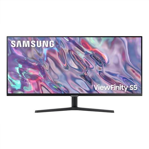 45% DESCUENTO SAMSUNG LS34C502GAUXEN   Monitor 34″ ViewFinity S5 S50GC, Ultra WQHD, 3440 x 1440, 21:9, HDR10, Certificado TUV (Eye Care), PBP/Pip, Tasa refresco 100Hz, AMD FreeSync, Diseño sin Bordes, Negro