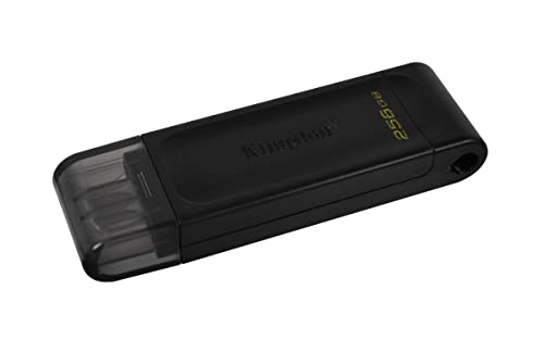 32% DESCUENTO Kingston DataTraveler 70 DT70/256GB Unidad Flash USB C, Negro