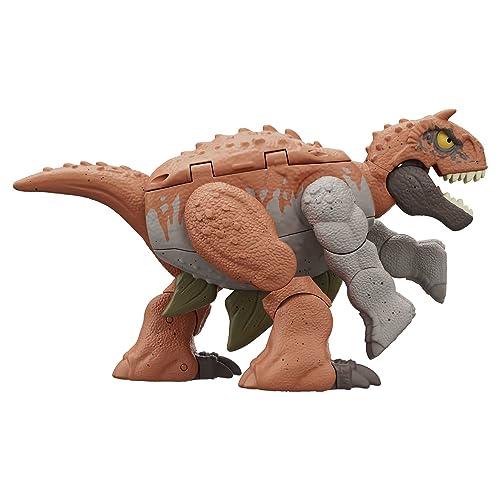 22% DESCUENTO Mattel Jurassic World Fierce Changers Peligro Doble Carnotaurus Dinosaurio de juguete se transforma en Stegosaurus, +4 años (HLP07)