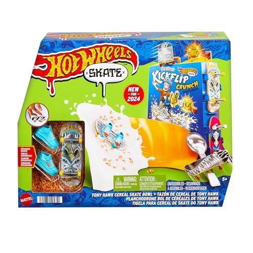 DESCUENTAZO 46% DESCUENTO Hot Wheels Skate Tony Hawk Bol de Cereales Set de Juego con monopatín de Juguete con 1 par de Zapatillas para Dedos, +5 años (Mattel HTP09)