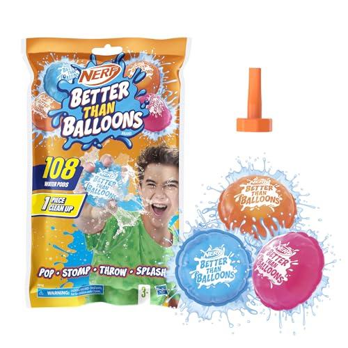 Juguetes acuáticos Marca Nerf Better Than Balloons, 108 Cápsulas