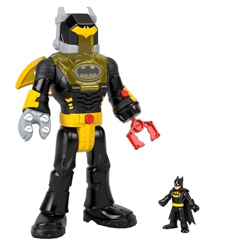 28% DESCUENTO Fisher Price Imaginext DC Super Friends Figura de Batman con Exotraje, con Luces, Sonidos y Accesorios, Juguete +3 años (HYG31)