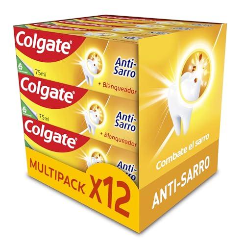 34% DESCUENTO COLGATE Pasta de Dientes Colgate Antisarro, Pack de 12 x 75ml