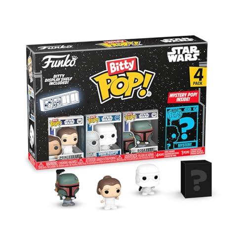 38% DESCUENTO Funko Bitty Pop! SW   Leia 4pkY una Minifigura Misteriosa Sorpresa   0.9 Inch (2.2 Cm)   Star Wars Coleccionable   Repisa Apilable Incluida   Idea de Regalo   Relleno para Bolsa de Regalos