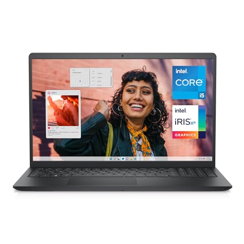 Dell Inspiron 15 3530 Ordenador Portátil de 15.6″ FHD 120Hz, Intel Core i5 1334U, Iris Xe Graphics, 16GB RAM DDR4, 512GB SSD, Windows 11 Home, Teclado QWERTY Español Negro